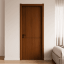 Economical WPC Door with Offset Panel Design - Image 2