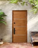 Premium WPC Door with Sleek Horizontal Grooves - Image 2