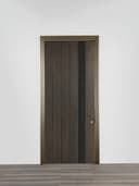 Premium WPC Door with Vertical Panels and Textured Accent Strip - Image 2