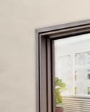 5.5-inch solid WPC door frame with thick profile and dense core for durability